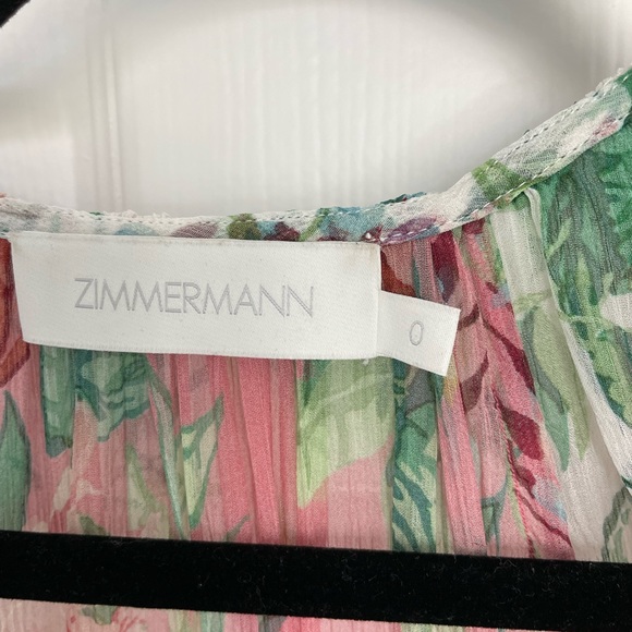 Zimmermann Bellitude Spliced Dress Size 0 - Picture 3 of 4